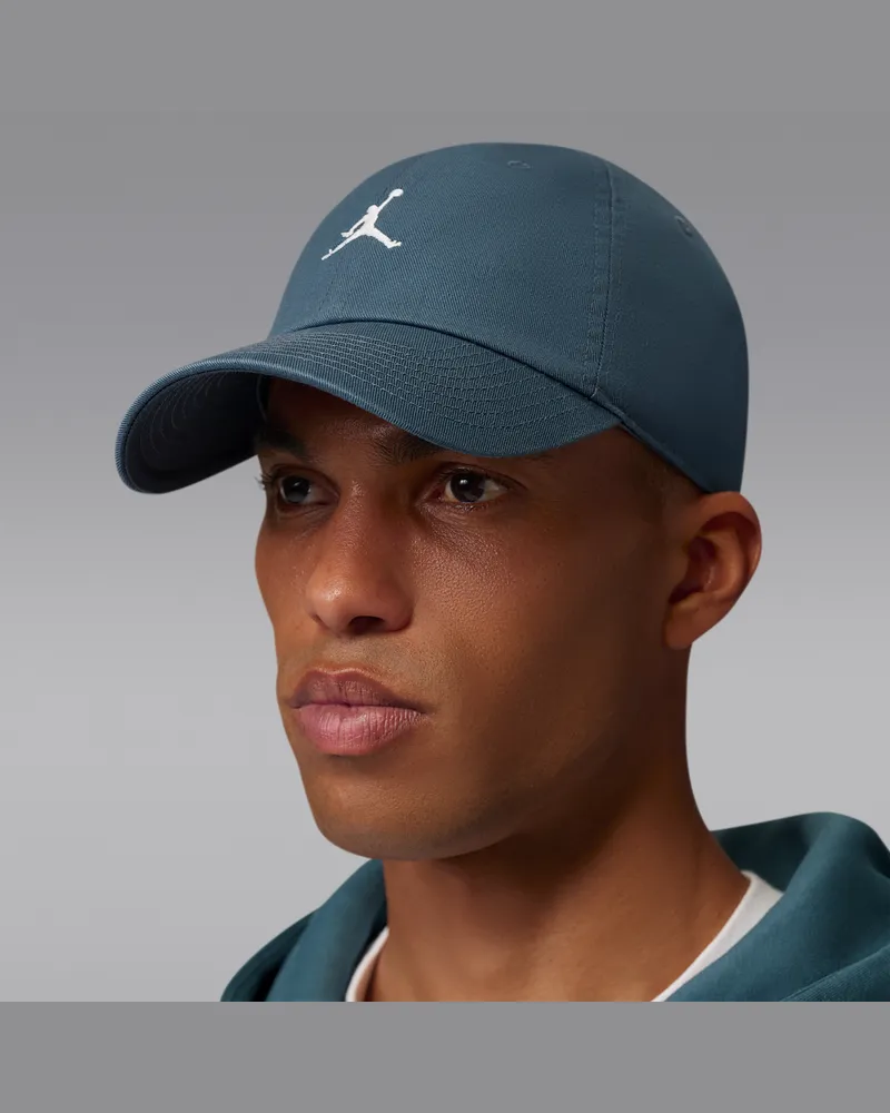Jordan Club unstrukturierte Cap mit gebogenem Schirm - Blau Blau