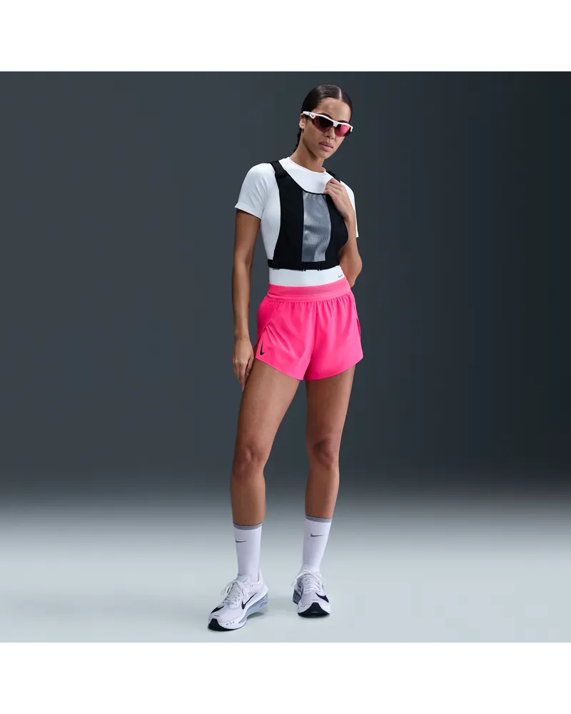 Nike AeroSwift Dri-FIT ADV Laufshorts mit mittelhohem Bund und Innenslip (Damen, ca. 7,5 cm) - Pink Pink