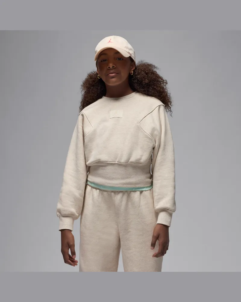 Jordan Flight Essentials Oversize-Rundhalsshirt für ältere Kinder - Braun Braun