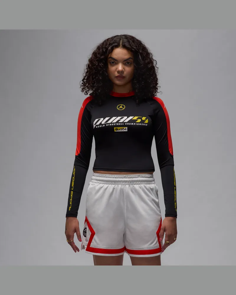 Jordan Sport Quai 54 Longsleeve (Damen) - Schwarz Schwarz