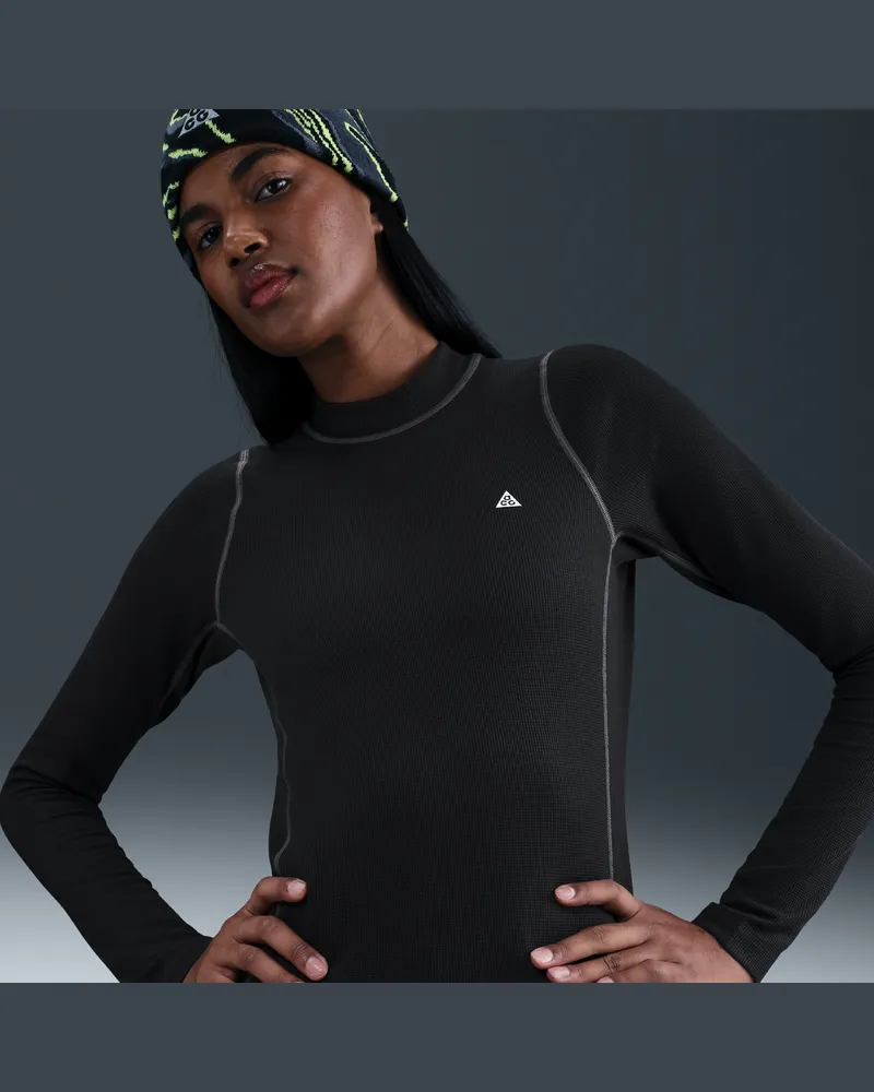 Nike ACG "Chinati" Dri-FIT-ADV-Funktionsunterwäsche mit langen Ärmeln (Damen) - Schwarz Schwarz