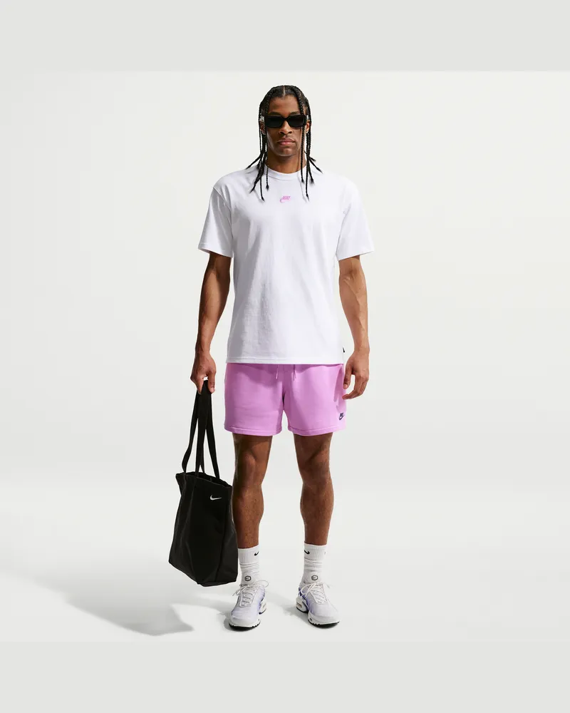 Nike Club Flow-Shorts aus French Terry für Herren - Lila Lila