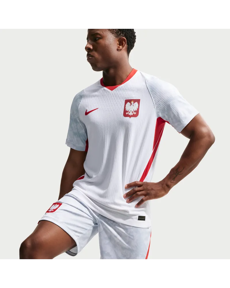 Nike Polen 2026  Aero-FIT authentisches Heimspiel-Fußballtrikot (Herren) - Weiß Weiß