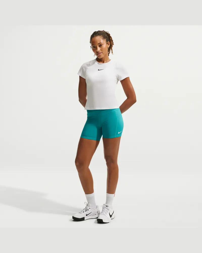 Nike Court Dri-FIT Tennisshorts mit Taschen (Damen) - Grün Grün