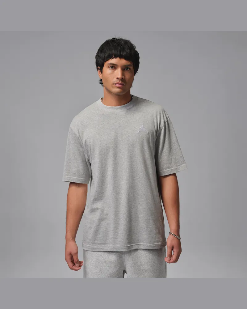 Jordan T-Shirt mit gesticktem Jumpman (Herren) - Grau Grau