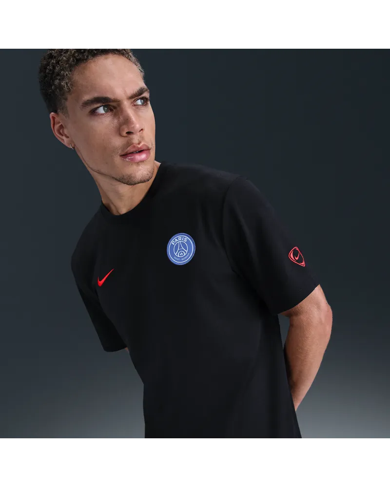 Nike Paris Saint-Germain Primary Third  Dri-FIT Total 90 Fußball-Kurzarmshirt (Herren) - Schwarz Schwarz
