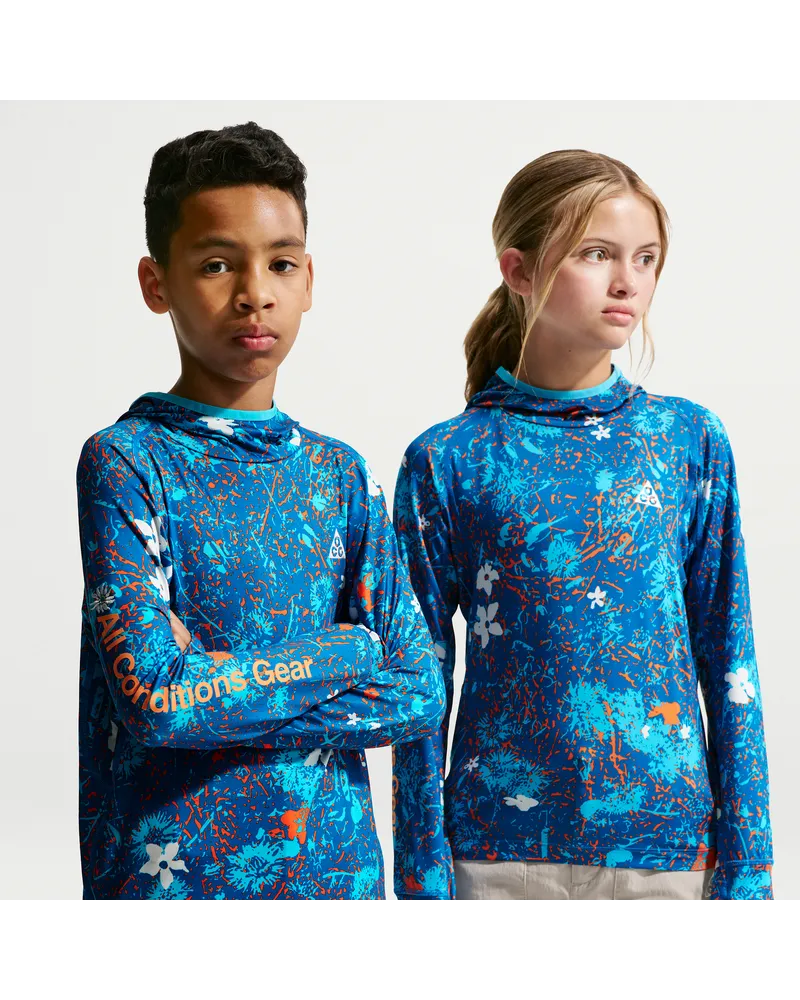 Nike ACG Longsleeve mit UV-Schutz (ältere Kinder) - Blau Blau