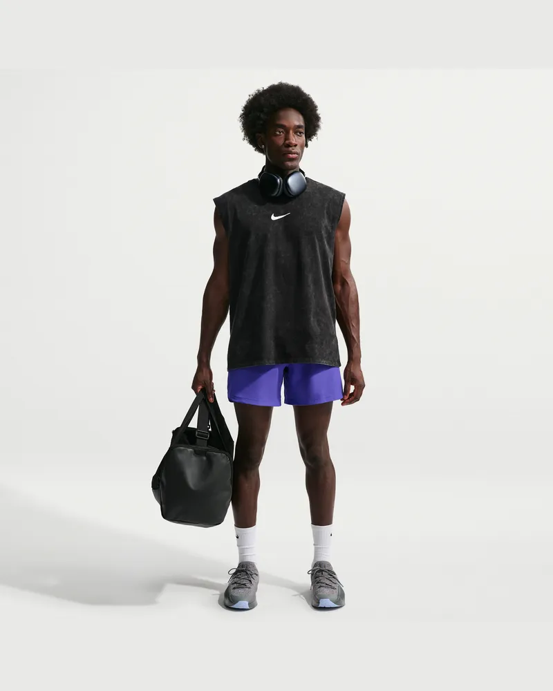 Nike Pro Training Dri-FIT Shorts (ca. 15 cm, Herren) - Lila Lila