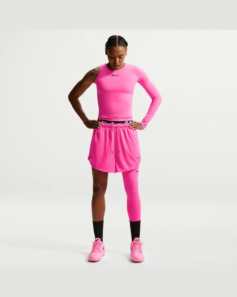 Nike A'ja Wilson Dri-FIT Basketballshorts (ca. 10 cm) (Damen) - Pink Pink
