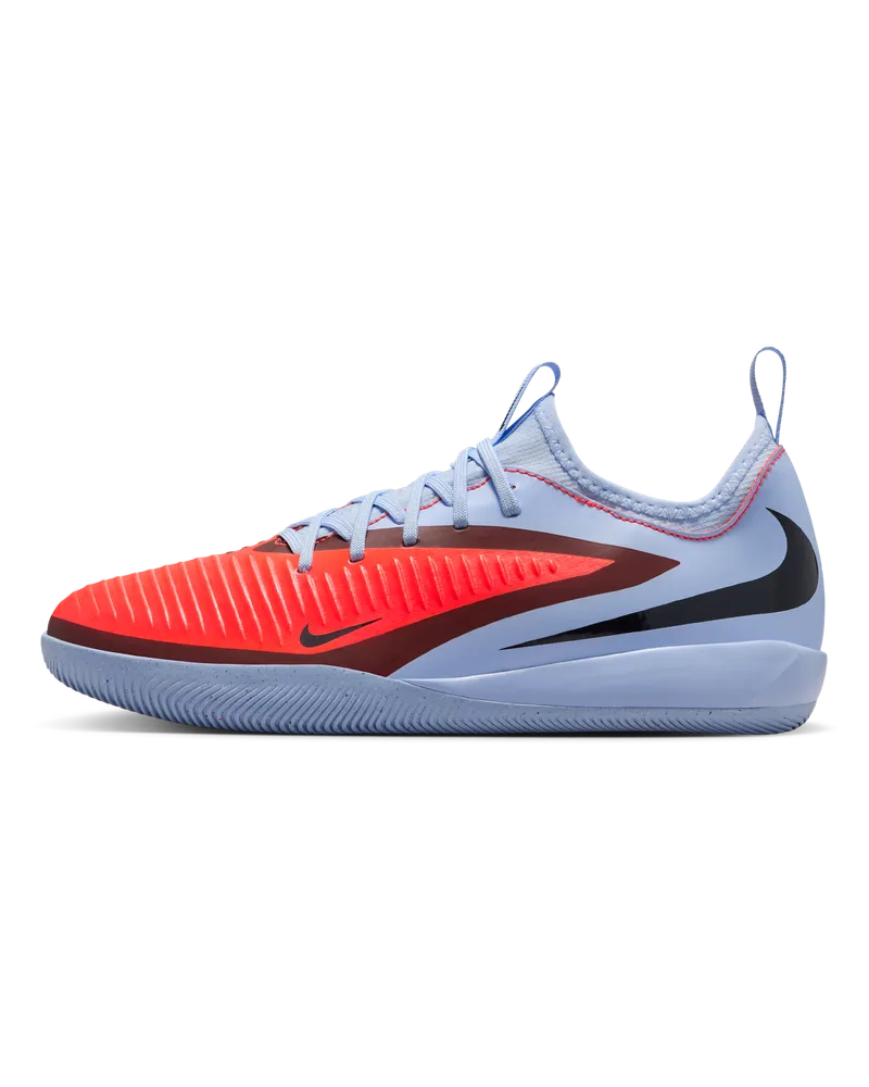 Nike Jr. Phantom 6 Low Academy Fußballschuh für Hallen- und Hartplätze (ältere Kinder) - Blau Blau