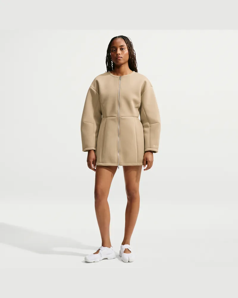 Nike Pregame Fleece Oversize-Kleid (Damen) - Braun Braun