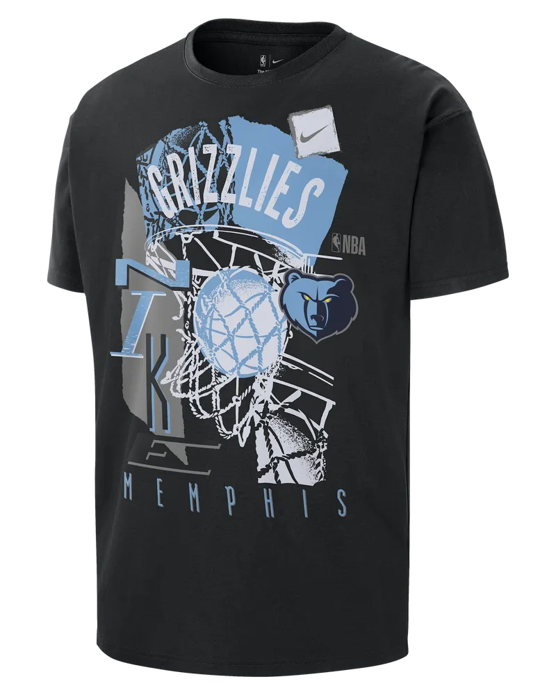 Nike Memphis Grizzlies Courtside  NBA Vintage T-Shirt (Herren) - Schwarz Schwarz
