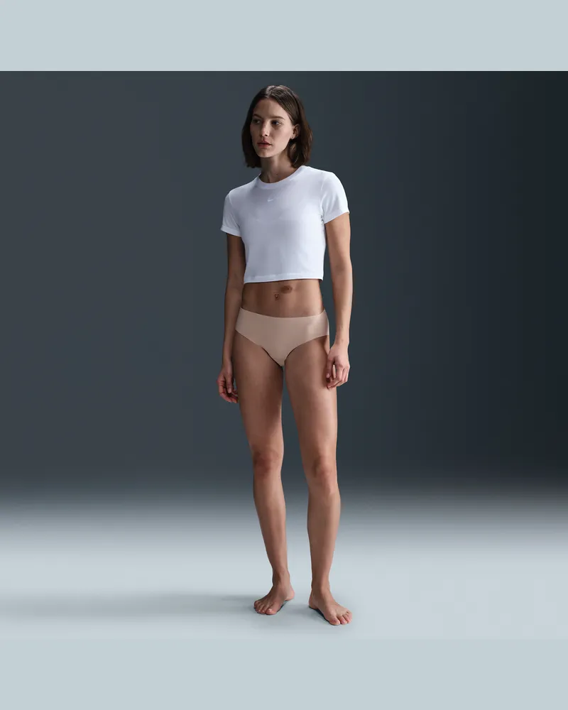 Nike Leak Protection: Periodensichere Slip-Unterwäsche (Damen) - Braun Braun