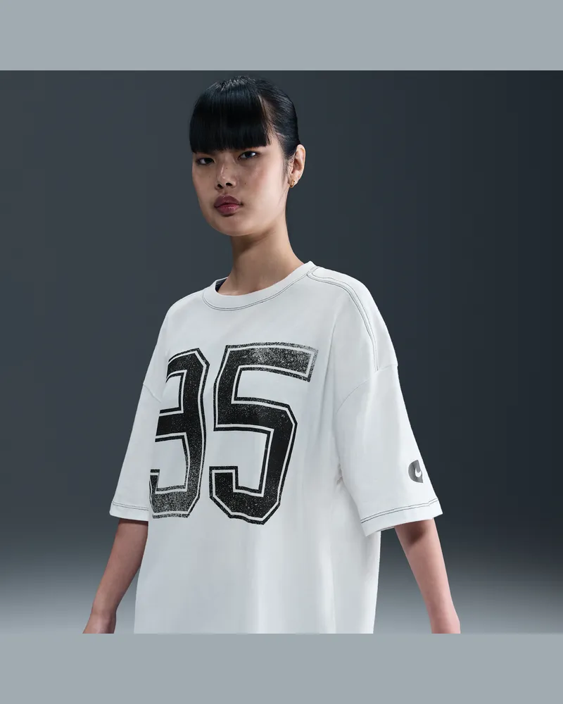 Nike Sportswear T-Shirt mit Grafik für Damen - Weiß Weiß