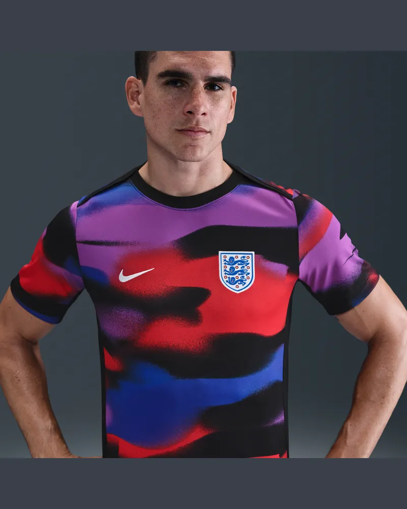 Nike England Academy Pro  Dri-FIT Pre-Match Kurzarm-Fußballoberteil (Herren) - Blau Blau