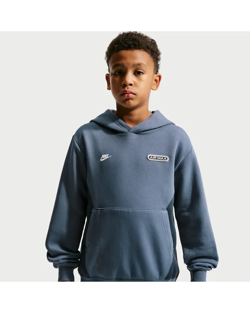 Nike Air Max Fleece-Hoodie für ältere Kinder (Jungen) - Blau Blau
