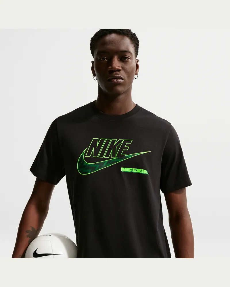 Nike Nigeria  Football T-Shirt (Herren) - Schwarz Schwarz