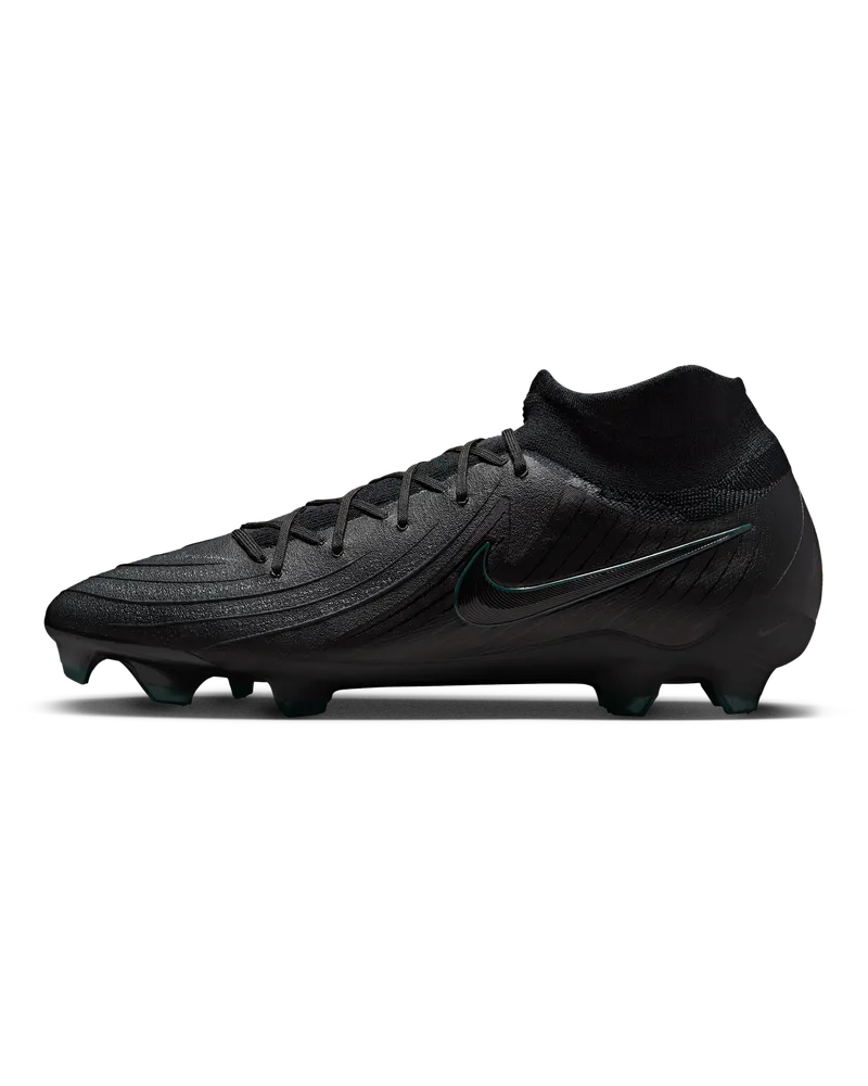 Nike Phantom Luna 2 Pro FG High-Top-Fußballschuh - Schwarz Schwarz