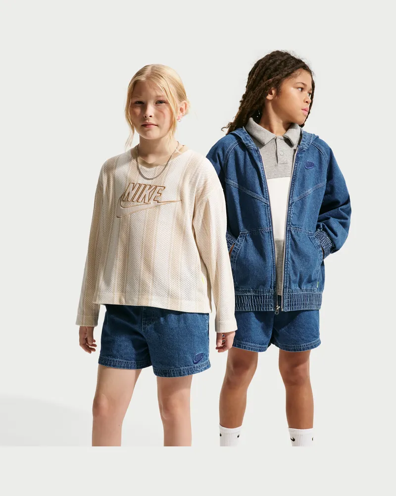 Nike Collection Denim-Shorts (ältere Kinder) - Blau Blau