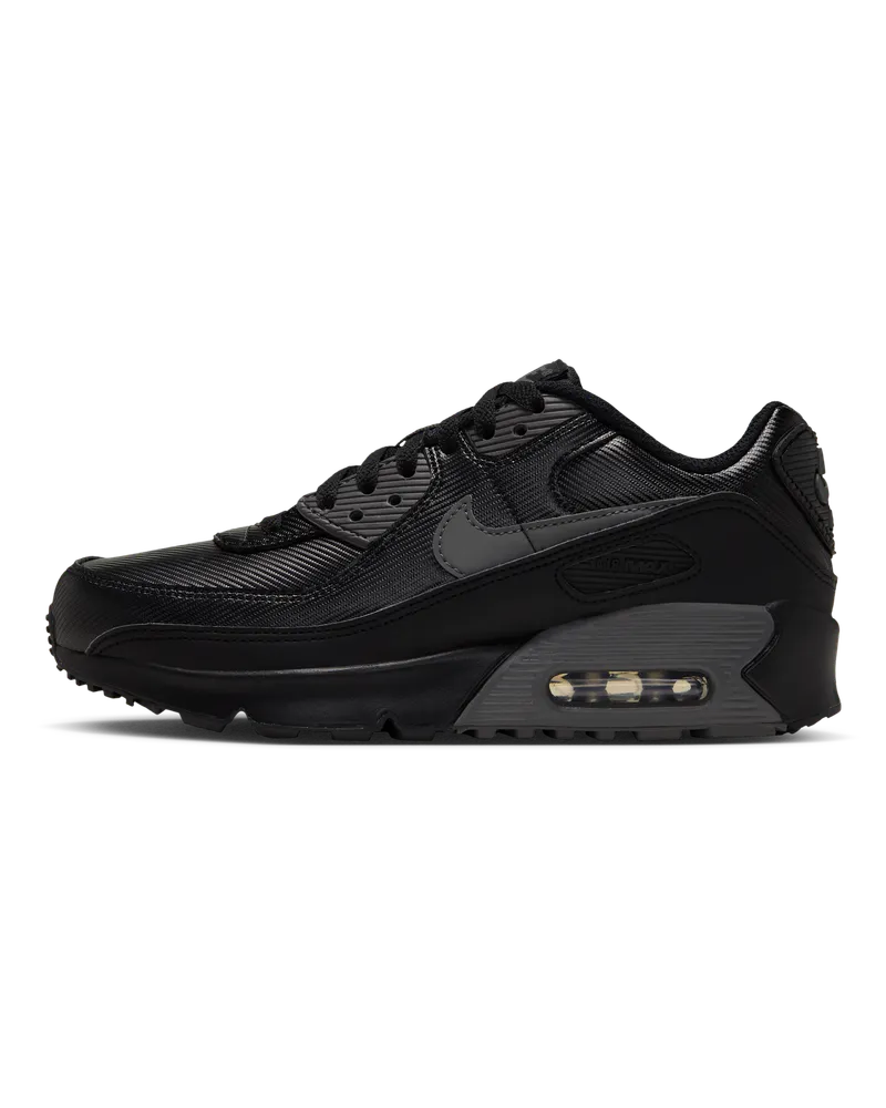 Nike Air Max 90 SE Schuh für ältere Kinder - Schwarz Schwarz