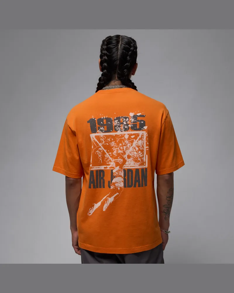 Jordan Brooklyn Oversize-T-Shirt mit Grafik (Herren) - Orange Orange