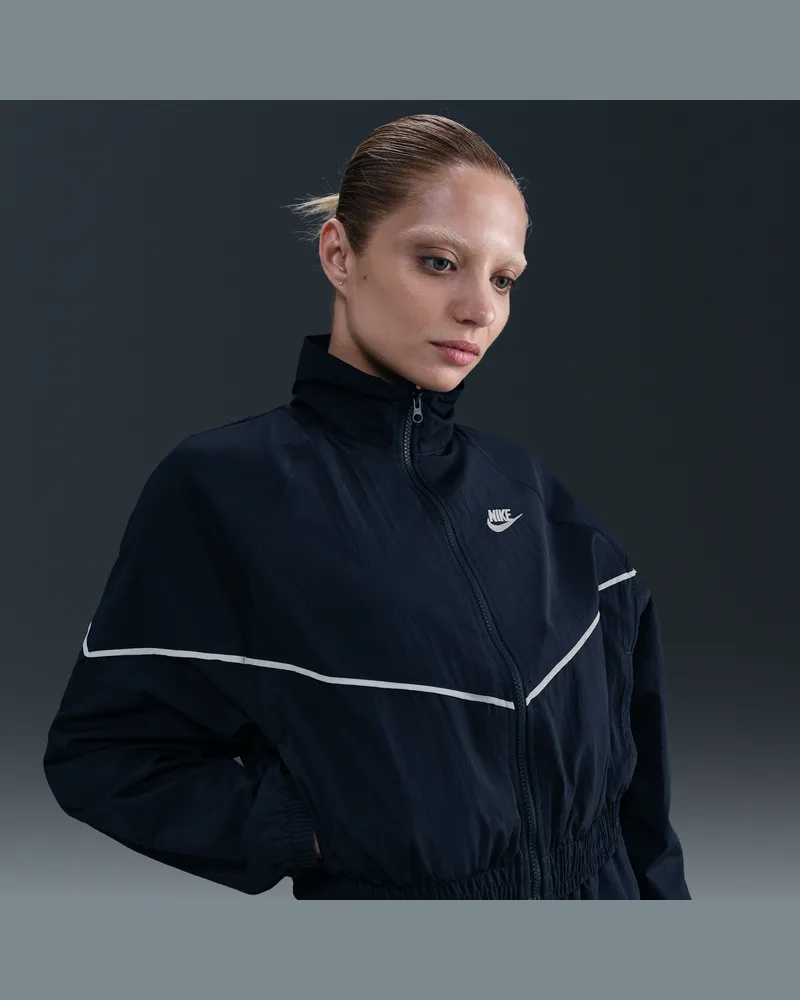 Nike Windrunner Damenjacke aus Webmaterial - Blau Blau