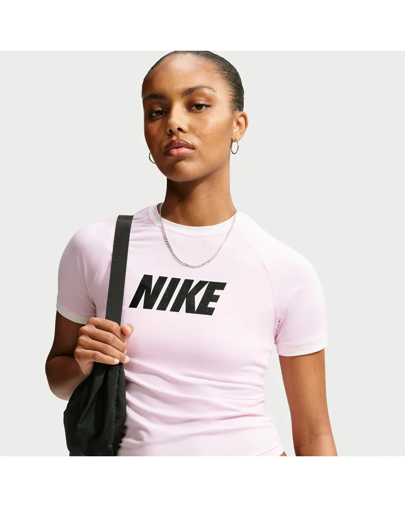 Nike passgenaues T-Shirt (Damen) - Pink Pink