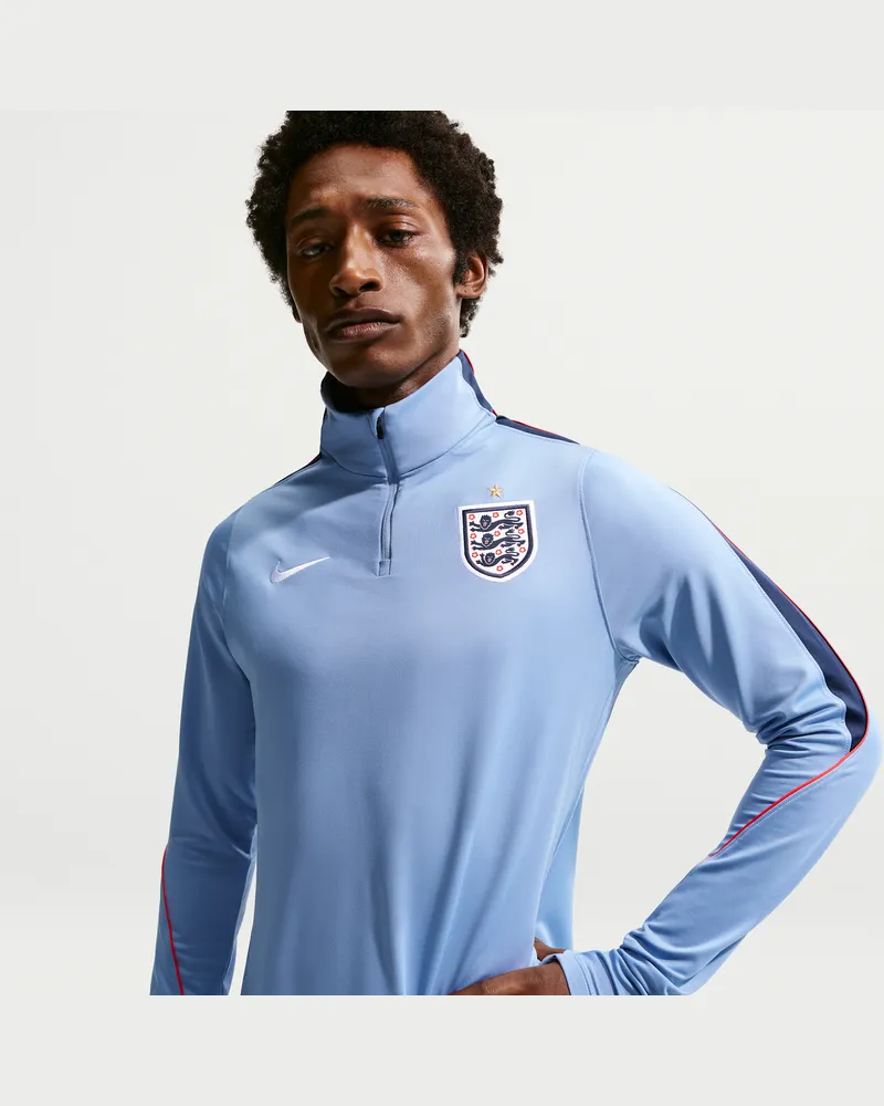 Nike England Strike  Dri-FIT Fußball-Drill-Oberteil für Herren - Blau Blau