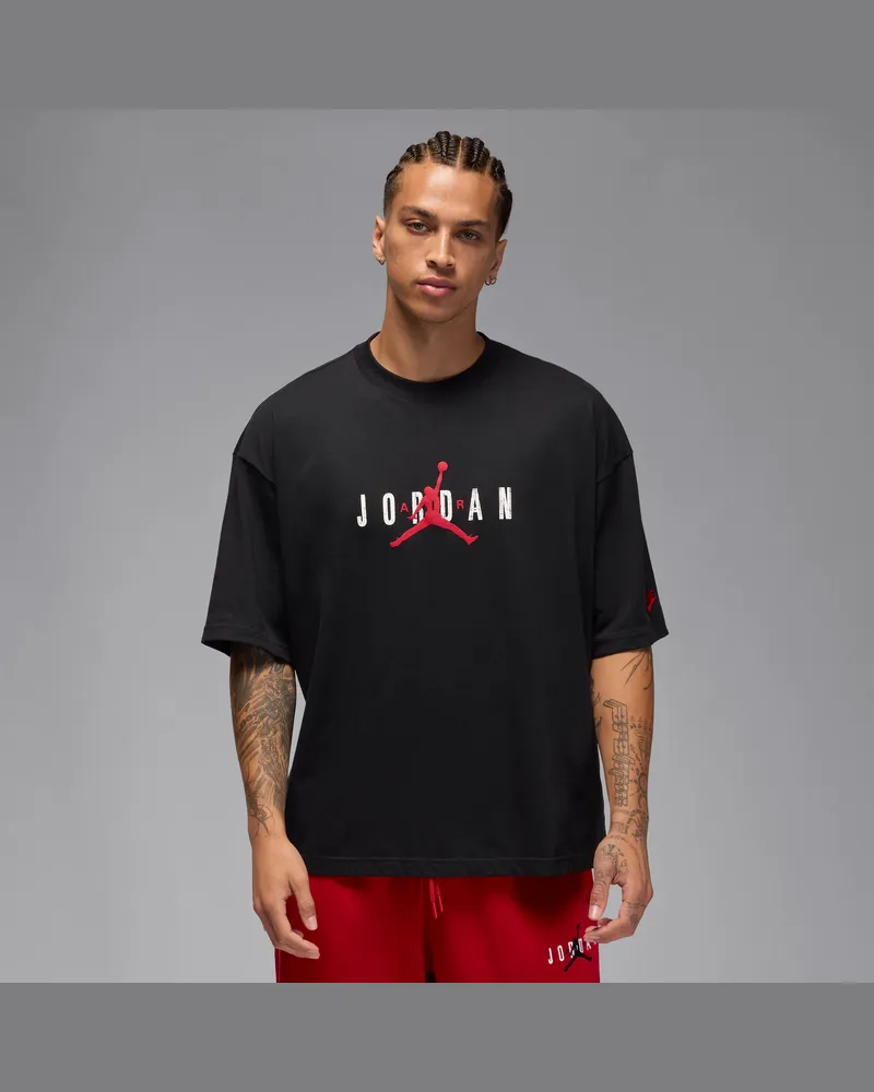 Jordan Brooklyn Oversize-T-Shirt (Herren) - Schwarz Schwarz