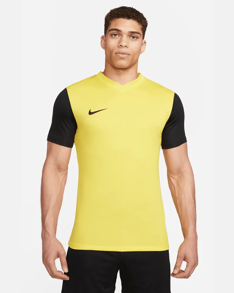 Nike Dri-FIT Tiempo Premier 2 Kurzarm-Fußballtrikot für Herren - Gelb Gelb