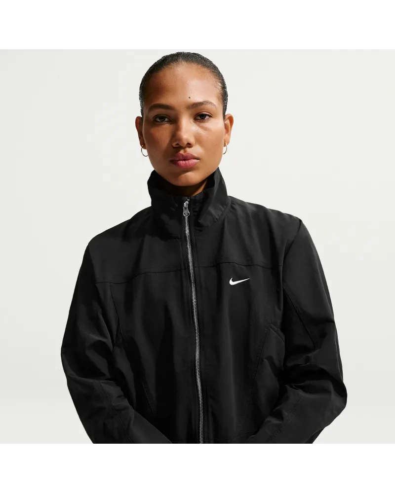 Nike Everything Wovens Repel-Jacke im Oversize-Look mit UV-Schutz (Damen) - Schwarz Schwarz