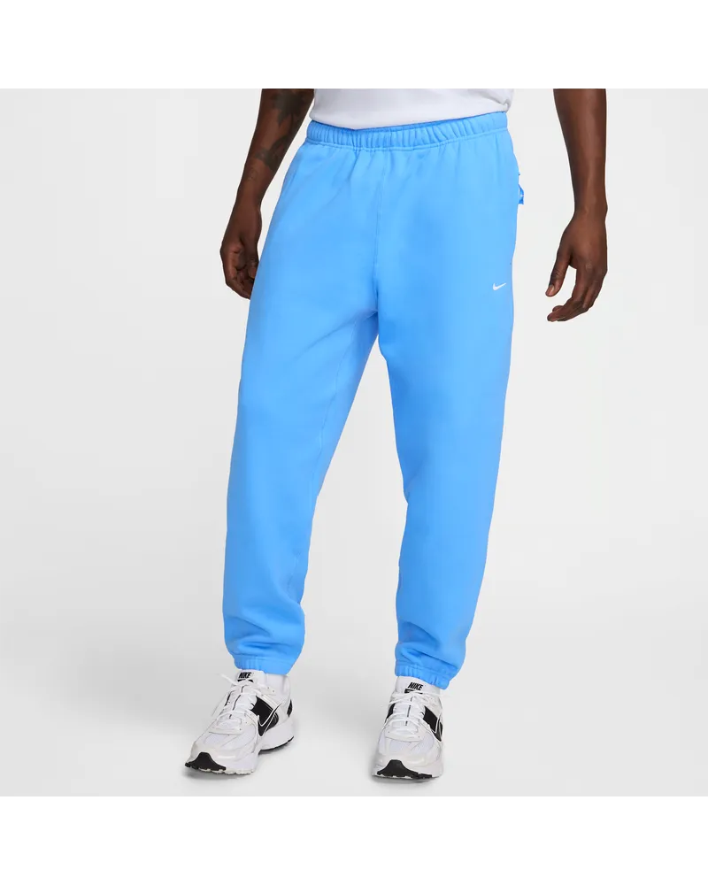Nike Solo Swoosh Fleece-Hose für Herren - Blau Blau