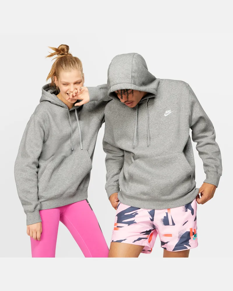 Nike Club Fleece Hoodie - Grau Grau