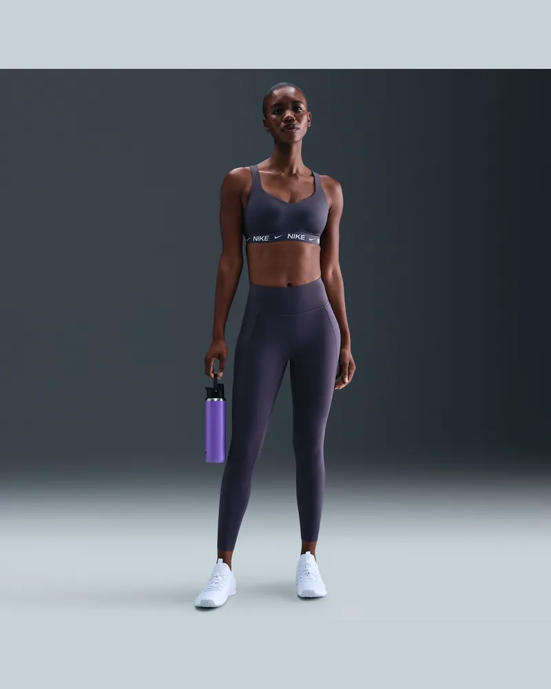 Nike Universa 7/8-Leggings mit hohem Bund und ohne Frontnaht (Damen) - Grau Grau