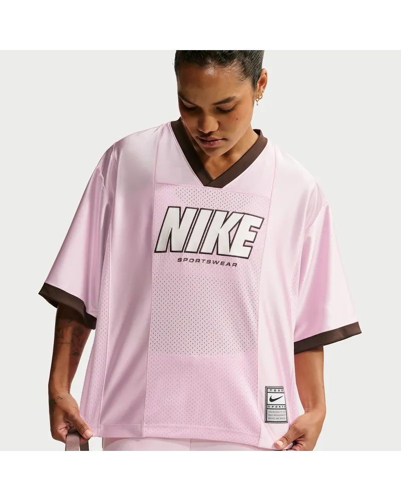 Nike Oversize-Kurzarmtrikot mit Grafik (Damen) - Pink Pink