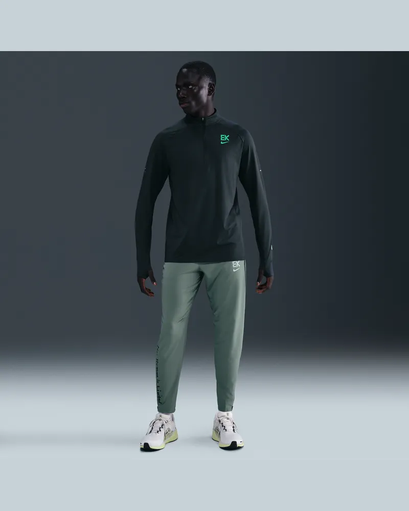 Nike Stride "Eliud Kipchoge" Dri-FIT-Laufhose aus Webmaterial (Herren) - Grau Grau