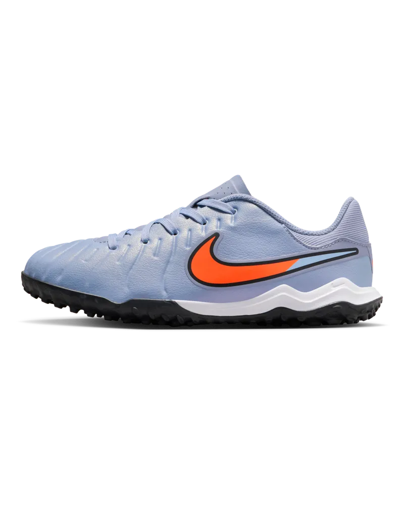 Nike Jr. Tiempo Legend 10 Academy Low Top Turf-Fußballschuh für jüngere/ältere Kinder - Blau Blau