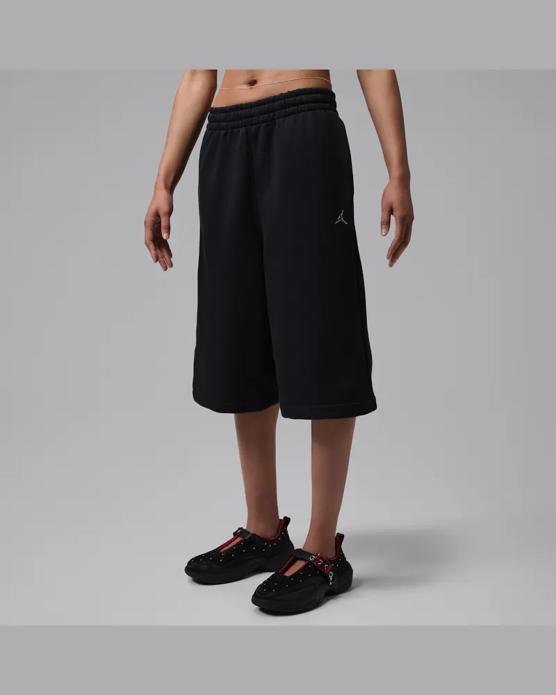 Jordan Brooklyn Fleece Big Shorts (Damen) - Schwarz Schwarz