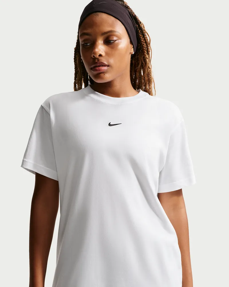 Nike extragroßes Kurzarm-T-Shirt (Damen) - Weiß Weiß