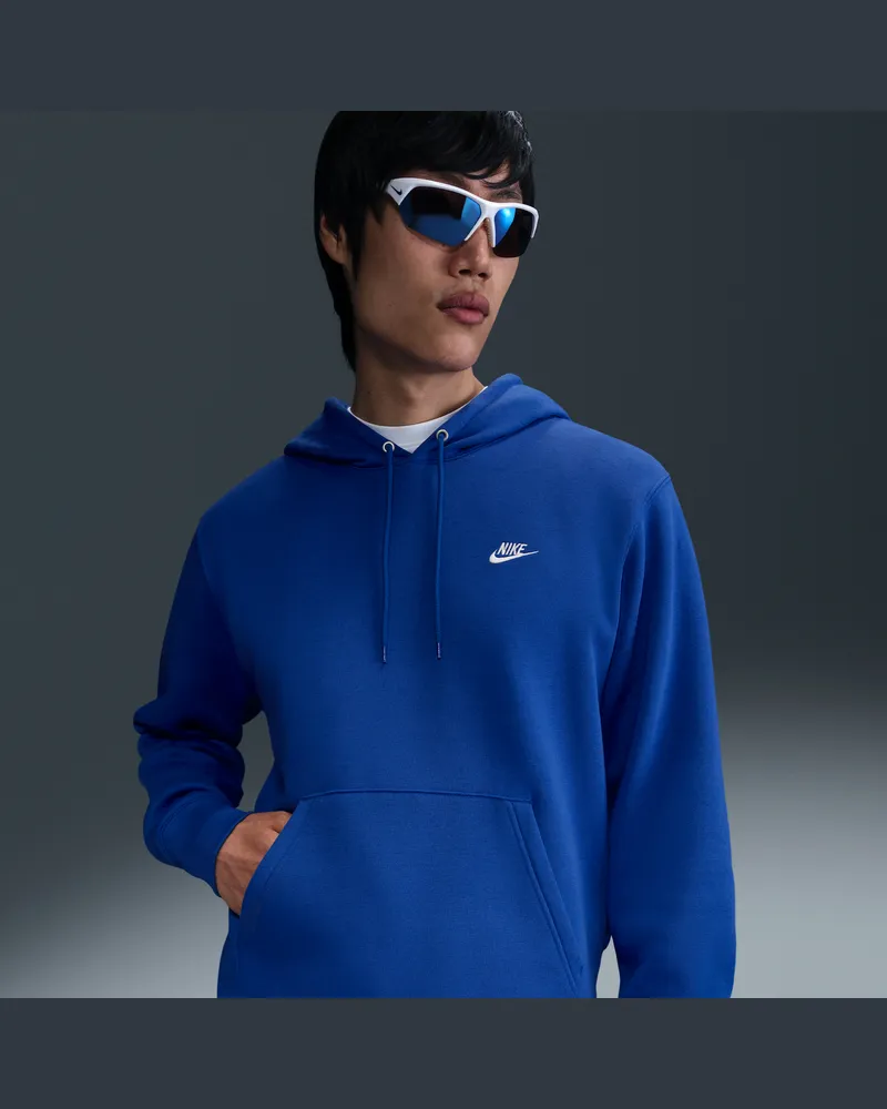 Nike Club Fleece-Hoodie (Herren) - Blau Blau