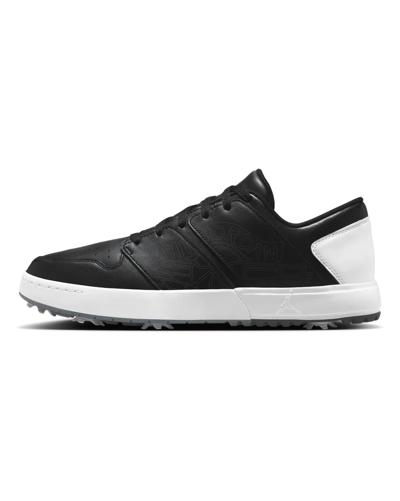 Jordan NU Retro 1 G Golfschuhe - Schwarz Schwarz