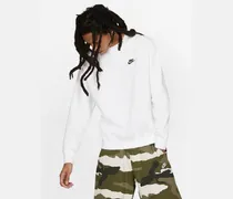 Club Fleece Herren-Rundhalsshirt - Weiß