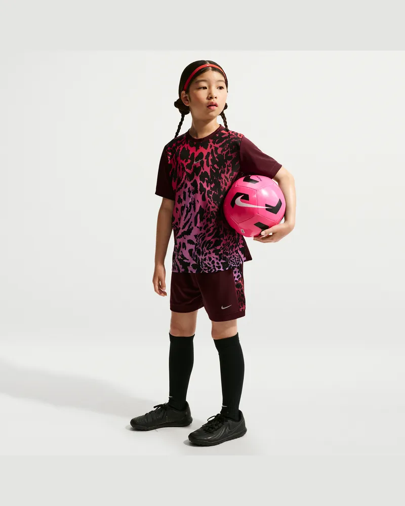 Nike United Academy Dri-FIT Fußballshorts (ältere Kinder, Mädchen, ca. 10 cm) - Rot Rot