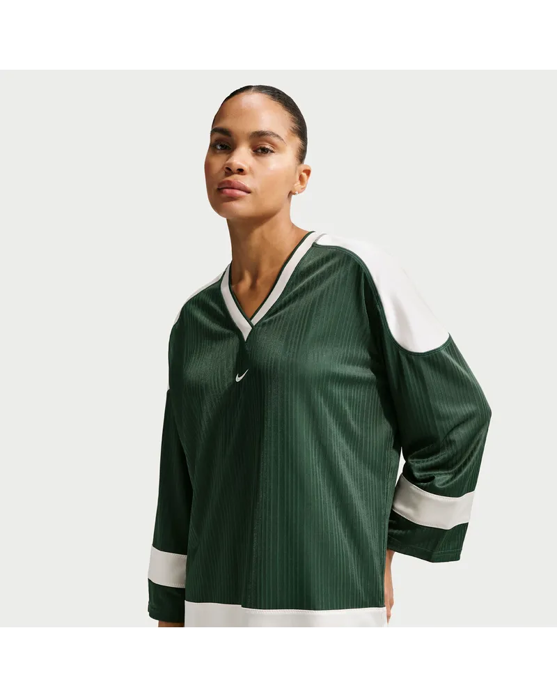 Nike Oversize-Jersey-Tunika (Damen) - Grün Grün