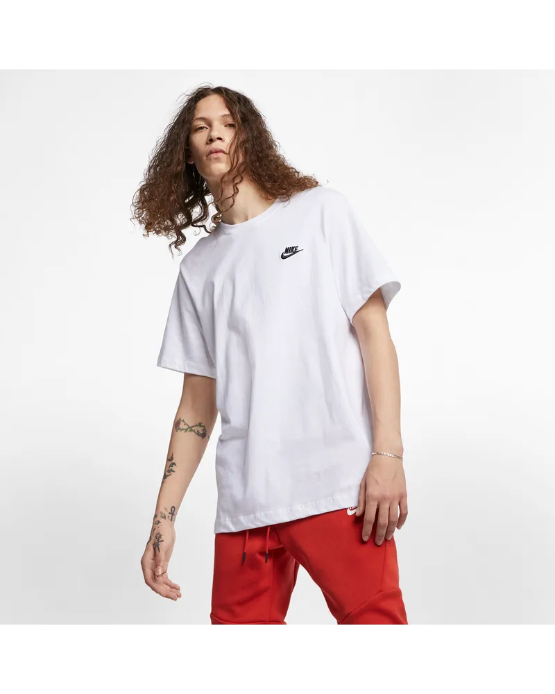Nike Sportswear Club Herren-T-Shirt - Weiß Weiß
