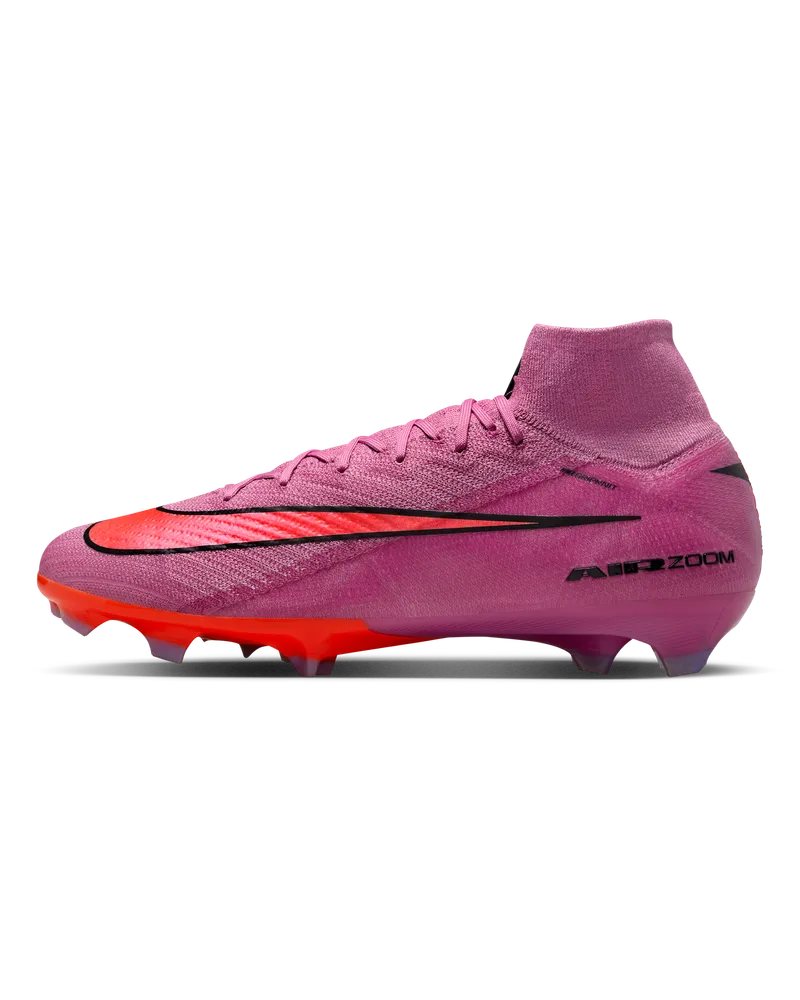 Nike Mercurial Superfly 10 Elite FG High-Top-Fußballschuh für normalen Rasen - Pink Pink