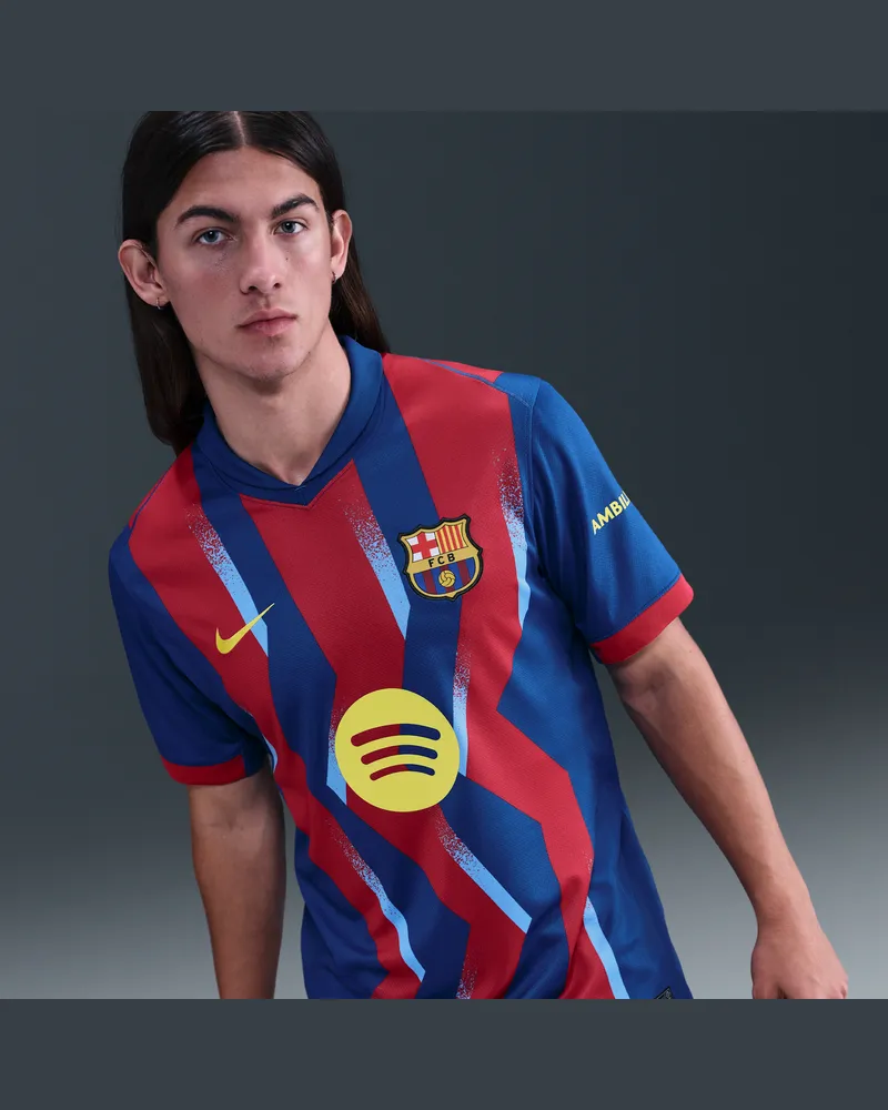 Nike FC Barcelona 2025/26 Stadium Fourth  Dri-FIT Replika-Fußballtrikot (Herren) - Blau Blau