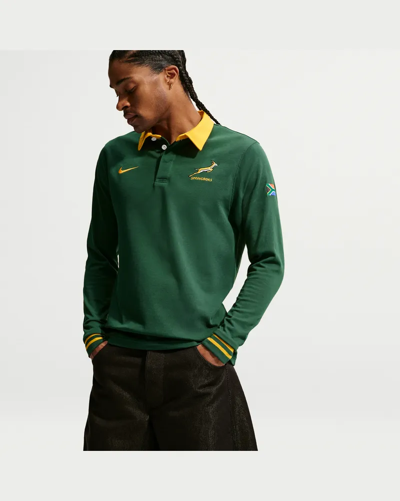 Nike Springboks Home  LS Rugby-Trikot (Herren) - Grün Grün