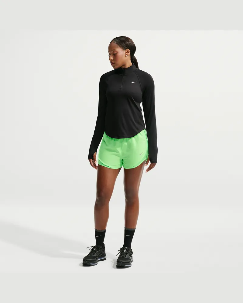 Nike Tempo Dri-Fit Laufshorts mit Innenslip und mittelhohem Bund (Damen) - Grün Grün
