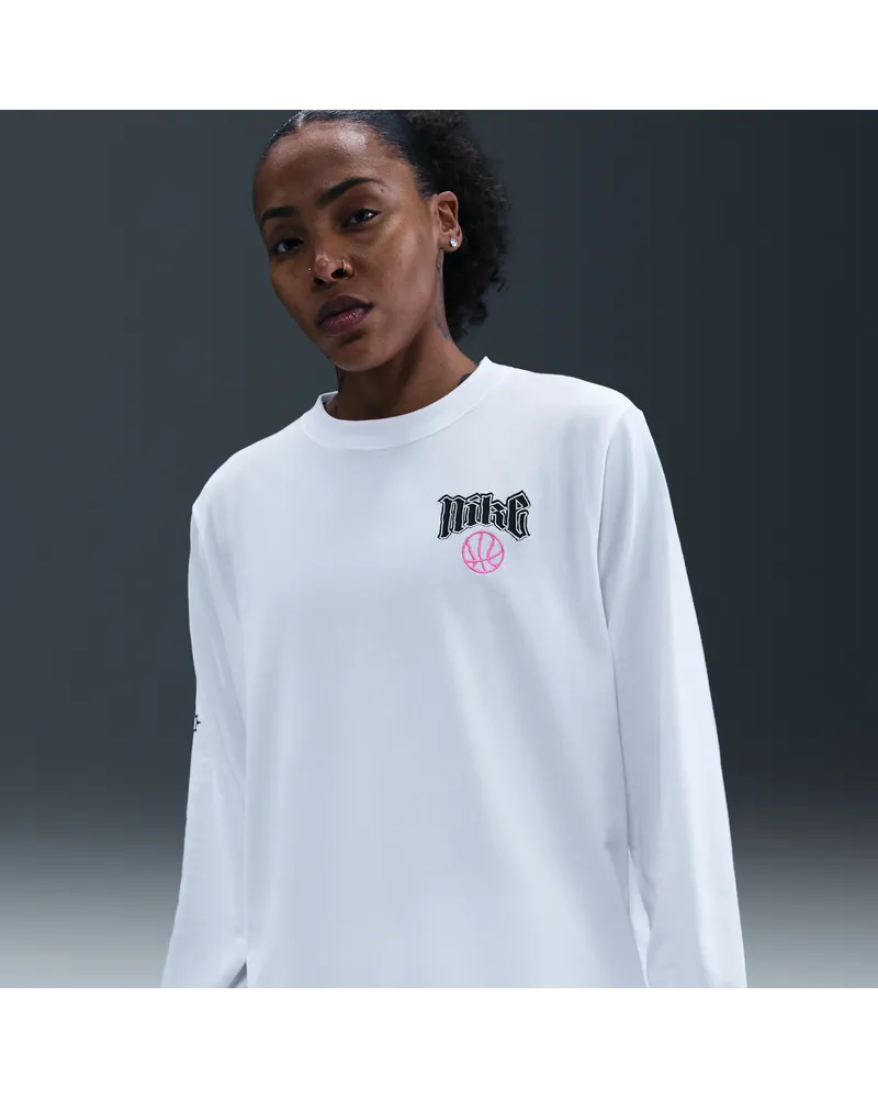 Nike Dri-FIT Basketball-T-Shirt (Damen) - Weiß Weiß